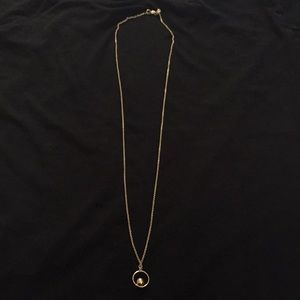 Modern simple gold necklace